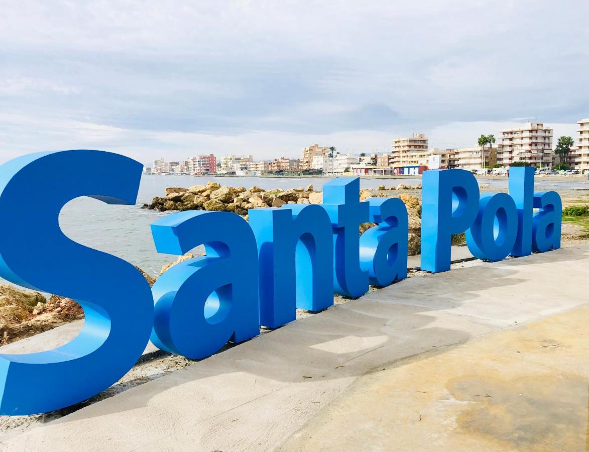Be Happy, Santa Pola Apartamento A 50 Metros De La Gran Playa Ngoại thất bức ảnh